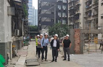 集團(tuán)副總經(jīng)理鐘翔赴市建筑院在建項目開展中秋國慶節(jié)前安全督導(dǎo)檢查